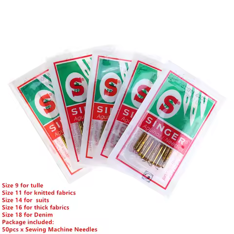 10/50pcs Singer Needles Sewing Needle Domestic Sewing Needle Multifunctional Electric Sewing Machine
