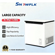 【ready stock】Snowflk Small Chest Freezer Inverter freezer Refrigertor multifunction mini freeze