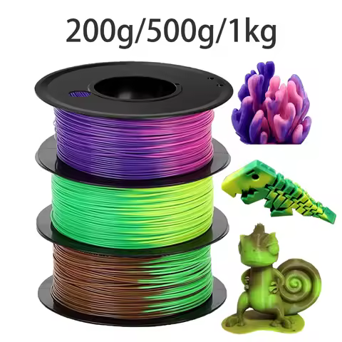 1.75mm 3D Printer Filament PLA Purple to Pink Change Color with Temperature Printing PLA Material Gr