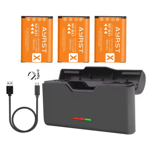 NP-BX1 NPBX1 Battery+Fast Charger Box TF Card Storage For Sony HX300 HX400 HX50 HX60 GWP88 AS15 WX35
