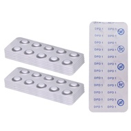Tub Water Chlorine Tester 100 PCS Fast DPD1 Chlorine Test Piece Rapid Method Chlorine Water Tester Reagent Tablets for Swimming Pool bearable