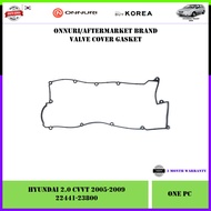 (TJ-3) Hyundai Trajet CVVT 2.0 2005-2009 Korea Aftermarket Valve Cover Gasket (22441-23800)