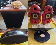 Magnat Powered subwoofer + KEF 前置+ Minipod speaker 一對 一套不散賣