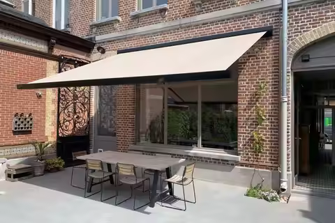 Outdoor Sunshade Aluminum Patio Automatic Motorized Awning Customized Balcony Retractable Metal Outd