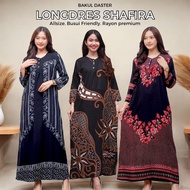 Bakul Daster - LONG DRESS SHAFIRA LONG SLEEVE PREMIUM RAYON DASTER NEWEST FRONT BUTTONS FOR BUSUI