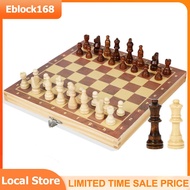 Folding Wooden Chess Board Pieces Set Board Game International Chess Set Chess Board Wooden