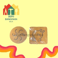 (Small Round) Small Round Wooden Coaster Wooden Coaster/ Coaster