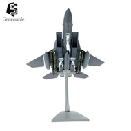 [Serenable] 1/100 F 15E Fighter Fighter Model Toy Aircraft Plane Model Airplane Miniature Fighter fo