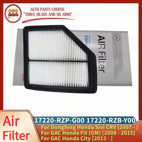 LA8100 17220-RZP-G00 High Quality Air Filter For HONDA CR-V CRV R20A R20A2 3 2.0 2.4 (RE) 2006-2012 