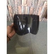 HBC Cakil retro Visor Black SMOKE ll HBC Cakil Helmet Glass SMOKE and BENING plus MotorcycleRing and