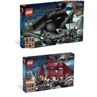 COMBO LEGO PIRATES OF THE CARIBBEAN 4184 THE BLACK PEARL & 4195 QUEEN ANNE'S REVENGE