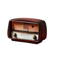 CHUAN Kawaii Europe Vintage Radio Figurine Creative Mini Old-fashioned Radio Desk Craft TV Cabinet O