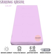 Zippered Foam Mattress Cover 90X200 120X200 160X200 180X200 Plain Lilac Motif