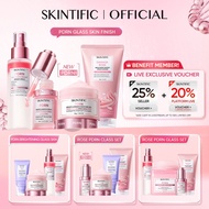 [LIVE EXTRA 25%]SKINTIFIC 4PCS Sunblock PDRN Skincare Glowing Set SPF50+ PA++++丨Cleanser,Serum,Moist
