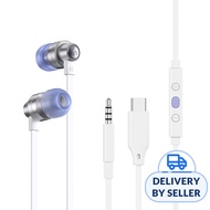 Logitech G333 3.5mm Aux Gaming Earphones With Type-C - White