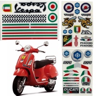 Piaggio Vespa 3M Reflective Sticker Motorcycle Helmet Decal For Vespa GTS 300 Primavera 150 Motorcycle 946 [ On Stock]