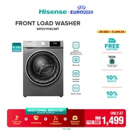 [FREE Installation] Hisense 5 STAR Front Load Washing Machine 洗衣机 (10.5kg) Grey - WFQY1114VJMT