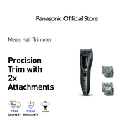PANASONIC ER-GB60 TRIMMER 240V HAIR & BEARD ER-GB60-K451 Precision Trimmer Groomer Comb Attachment P