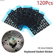 CHERRY3WK 120Pcs PCB Switch Pad Sticker, PE EVA PORON 0.5mm Foam Material Gasket, Durable Universal 