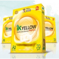 IK Yellow A3 Copier Paper 70gsm & 80gsm