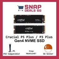 2TB/1TB PCIE 4.0 GEN4 NVME M2 2280 SSD Crucial P3 P5 Plus (PS5 Compatible)