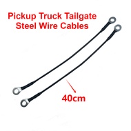 1Pc/2Pcs 40cm Pickup Truck Tailgate Support Cables Hitch Strap Pickup Truck Tailgate Steel Wire Cabl