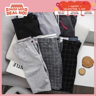 QST01 High Quality Western European Men's Shorts, Men's Pants in Stretch Fabric, Standard Form, Easy