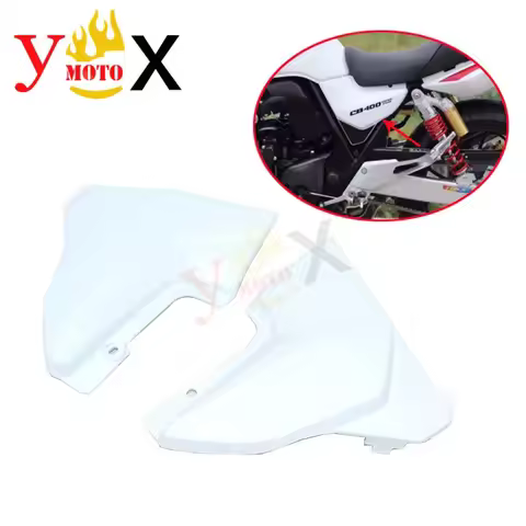 CB 400 14- Motorcycle ABS Bland White Side Panel Battery Cover Fairing Guard Protection For Honda CB