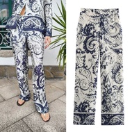 Blue Paisley Pants 76328 (AZ)