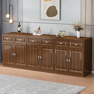 Sideboard Cabinet Solid Wood Multifunctional Storage Cabinet Home Simple Storage Cabinet Wall-Mounte