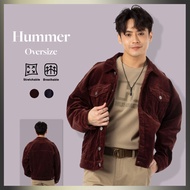 【HUMMER】Baju Jacket Corduroy Cutting Oversize Kain Anjal Saiz S-2XL H0019