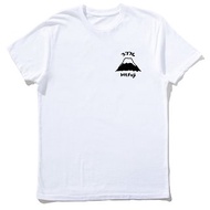 左胸 Mt Fuji 3776 短袖T恤 白色 富士山 日本 雪 禮物