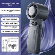 Quạt cầm tay turbo mini JF168 OEM bản 2025QUẠT SÒ LẠNH SIÊU MÁT PIN TRÂU 6000Mah-KSS