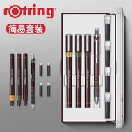 Rotring เยอรมันนําเข้ากันน้ําเติมเข็มชุดปากกาสําหรับวาดมือ ดีไซน์ การ์ตูน ร่างวิศวกรสถาปนิกมืออาชีพ