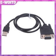 E-WOITD 1Pc USB RS232 to DB 9-Pin Male Cable Adapter Converter Supports Win7-Win10 System Supports V