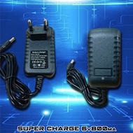 Charger Adaptor Mobil Motor Mainan Aki Anak 6V 800Ma AC DC Adapter