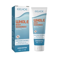 Eelhoe Whole Body Deodorant Cream Whitening Removal Underarm Bad Smell Sweating Refreshing Deodorant