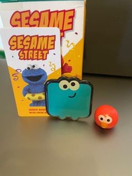 芝麻街 公仔 Sesame Street  Elmo cookie monster 泡泡瑪特 pop mart 模型 磁石