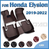 RHD Car Floor Mats For Honda Elysion 2019 2020 2021 2022 Custom Auto Foot Pads Automobile Carpet Cov