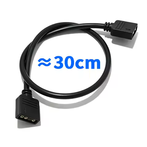 30CM 3PIN 5V Motherboard RGB SYNC Splitter 1 to 1 1-in-2 1to3 1-in-4 1 to 5 For Computer HUB Transfe