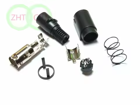 100pcs 3 Pin TFT LCD Flatscreen TV 12V DC DIN Plug TV supply connector adapter