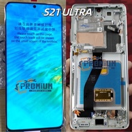 SAMSUNG S21 ULTRA SUPER AMOLED LCD FULL SET WITH FRAME