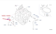 ท่อยาง NISSAN JUKE F15 HR16DE  LIVINA L11  HR16DE 140551-KX0A HOSE-WATER