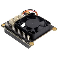 Geekworm X-FAN40 PWM Cooling Fan HAT for Raspberry Pi 5 / X1001-Max / X1004 M.2 NVMe SSD Hat