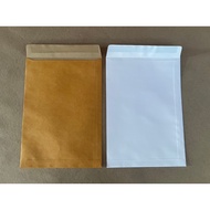 Document Envelope Size A4 (9 "x 12"3/4) KA Brown White (Pack Of 10)