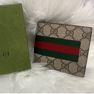 [IN-STOCK] GUCCI SUPREME WALLET WITHOUT COIN COMPARTMENT