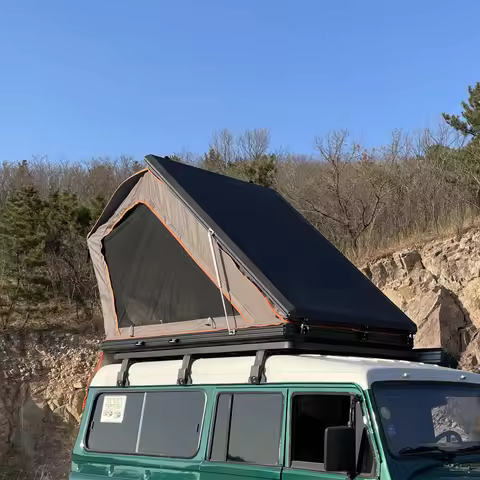 Factory Direct Sales 2 Person Rooftop Tent Compact Lightweight Car Roof Tent Waterproof
