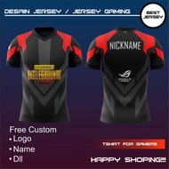 CUSTOM GAMING JERSEY PUBG, ML, FF, DOTA, CODM / FREE NICKNAME, LOGO, SPONSOR.M ETC.