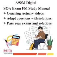 SOA Exam FM 17th Edition Study Manual (Digital) & Coaching Actuary Video & Adapt Practice Question