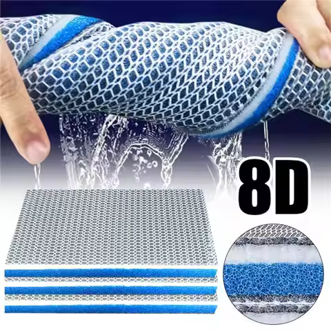 1Pcs New 8D Aquarium Filter Sponge 8-Layers High-Density Biochemical Filter Cotton Sponge Aquarium A